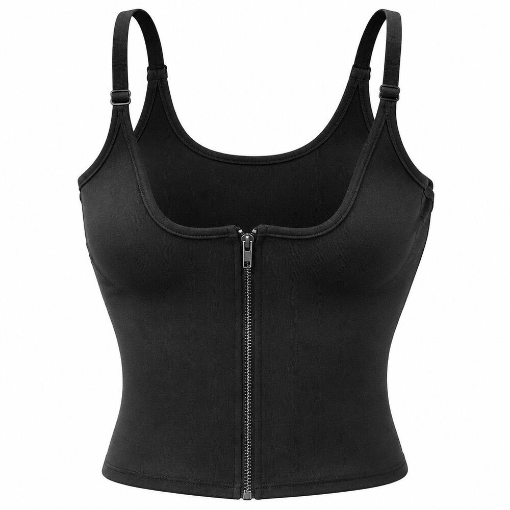 Nebility Women's Black Neoprene Nylon Corset Body Shaper Waist Trainer XXXL